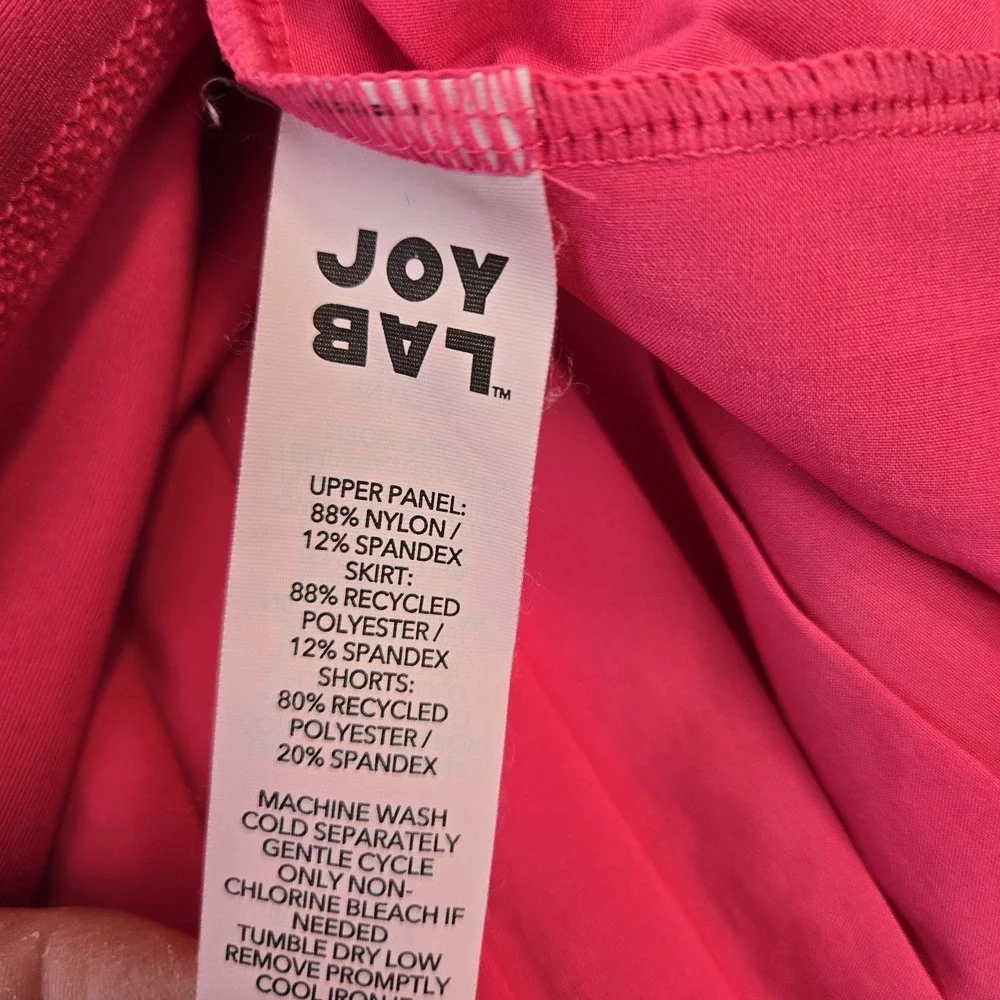 Joy Lab Womens Pleated Skort Tenniscore Size XL Golf Pickleball Hot‎ Pink Skirt